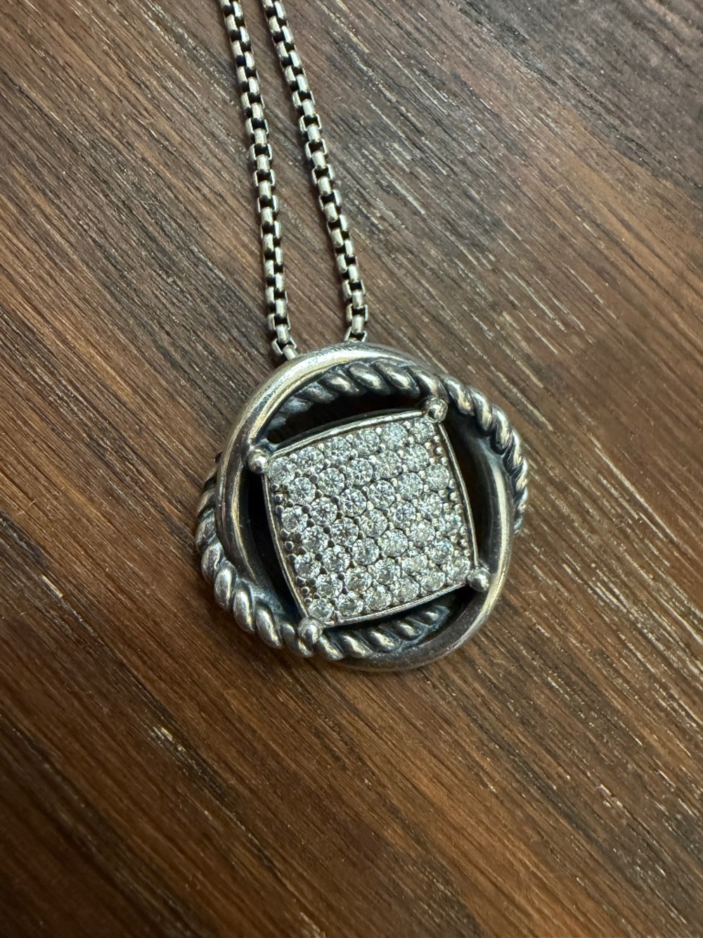 David Yurman diamond necklace